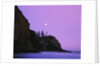 Purple Skies Over Lighthouse by Anonymous