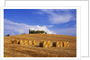 Hay Bales and Farmhouse in Val d'Orcia by Anonymous