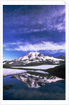 Mount Rainier Reflected in Pond by Anonymous