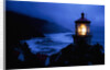 Lighthouse Protecting Misty Coastline by Anonymous