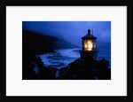 Lighthouse Protecting Misty Coastline by Anonymous