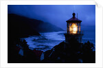 Lighthouse Protecting Misty Coastline by Anonymous