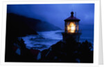 Lighthouse Protecting Misty Coastline by Anonymous