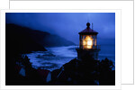 Lighthouse Protecting Misty Coastline by Anonymous