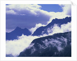 Mountains Shrouded by Clouds by Anonymous