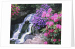 Waterfall in Crystal Springs Garden by Anonymous