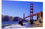 Beach and Golden Gate Bridge by Anonymous