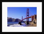 Beach and Golden Gate Bridge by Anonymous