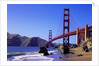 Beach and Golden Gate Bridge by Anonymous