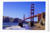 Beach and Golden Gate Bridge by Anonymous