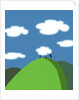 Sheep and Clouds by Anonymous