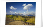 Fence Bordering Ranch Near the Teton Range by Anonymous