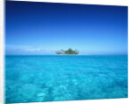 Sparkling Ocean and Tropical Island by Anonymous