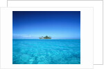Sparkling Ocean and Tropical Island by Anonymous