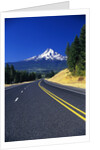 Highway Approaching Mt. Hood by Anonymous