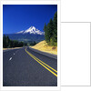 Highway Approaching Mt. Hood by Anonymous