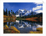 Autumn Foliage Surrounding Picture Lake by Anonymous