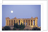 Temple of Concord Under the Moon by Anonymous