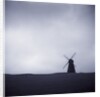 Windmill Under Gray Sky by Anonymous