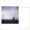 Windmill Under Gray Sky by Anonymous