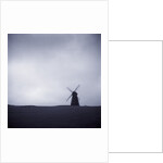 Windmill Under Gray Sky by Anonymous