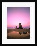 Dusk Settling over Coastal Rock at Cannon Beach by Anonymous