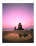 Dusk Settling over Coastal Rock at Cannon Beach by Anonymous