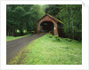Covered Bridge near Coast by Anonymous