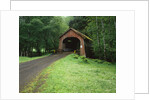 Covered Bridge near Coast by Anonymous