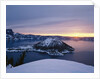 Sunrise over Crater Lake by Anonymous