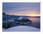 Sunrise over Crater Lake by Anonymous