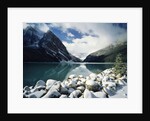 Snow-Covered Rocks in Banff National Park by Anonymous