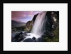 Waterfall and Jagged Rocks in the Irish Countryside by Anonymous