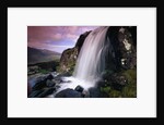 Waterfall and Jagged Rocks in the Irish Countryside by Anonymous