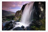 Waterfall and Jagged Rocks in the Irish Countryside by Anonymous