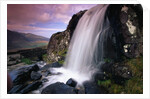 Waterfall and Jagged Rocks in the Irish Countryside by Anonymous