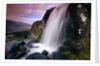 Waterfall and Jagged Rocks in the Irish Countryside by Anonymous