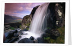Waterfall and Jagged Rocks in the Irish Countryside by Anonymous