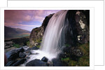 Waterfall and Jagged Rocks in the Irish Countryside by Anonymous