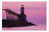 Michigan City Lighthouse at Sunset by Corbis