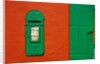Bright Green Mail Slot by Anonymous