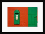 Bright Green Mail Slot by Anonymous