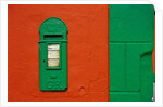 Bright Green Mail Slot by Anonymous