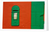 Bright Green Mail Slot by Anonymous