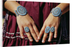 Turquoise Bracelets and Rings by Anonymous