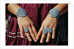 Turquoise Bracelets and Rings by Anonymous