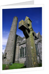 Celtic Cross Outside St. Canice's Cathedral by Anonymous
