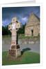 Celtic Cross at a Christian Monastery by Corbis