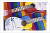 Colorful Souvenir Guitars by Anonymous