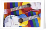 Colorful Souvenir Guitars by Anonymous